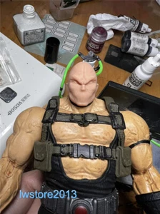 1:12 heroes Bane Dark knight Head Sculpt Carved For 6" Male Action Figure Body - Picture 1 of 6