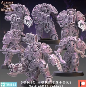 Sonic Tormentors male Squad of 5 ( Free postage ) - Picture 1 of 1