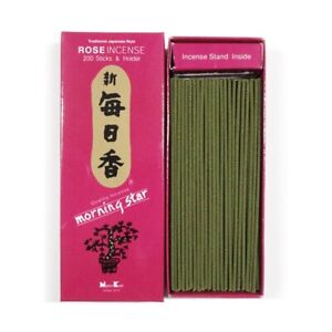 Nippon Kodo Japanese Incense Sticks | Morning Star | Rose | 200 Sticks | 