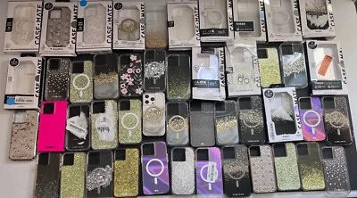 Lot of 47 CaseMate Twinkle Karat Bubble Case MagSafe iPhone 12 13 14 Pro Max - Image 1 of 4