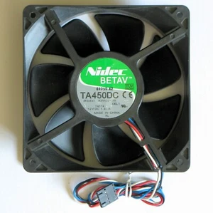 👀 Optiplex & Dimension TA450DC, CPU & Case Cooling Fan, Nidec M/N B35502-35 🧯 - Picture 1 of 4