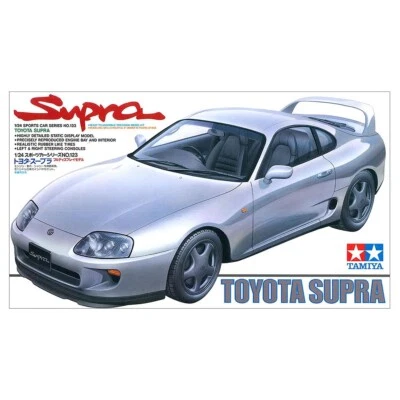 Toyota Supra Tamiya SPORTS Auto Serie No. 123 1/24 Scala Gioco Bambini Aged 14+ - Immagine 1 di 4