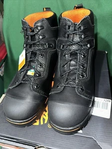 Timberland Pro Men's Endurance 6" Steel Toe Work Boots Black - Picture 1 of 9