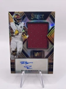 2022 Panini Select Copper Prizm /49 Brian Robinson Jr #JRS-BR Rookie Auto RC - Picture 1 of 9