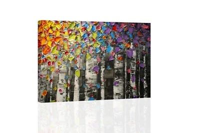 Abstract Aspens IV - CANVAS OR PRINT WALL ART - Image 1 of 2