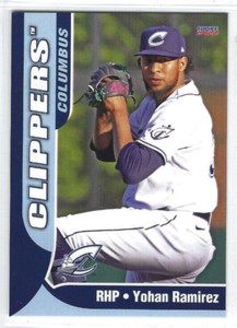2022 Columbus Clippers (Triple A-Cleveland Guardians) Yohan Ramirez