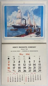1954 - Calendario de progreso de la herencia de Estados Unidos - Imagen 1 de 8