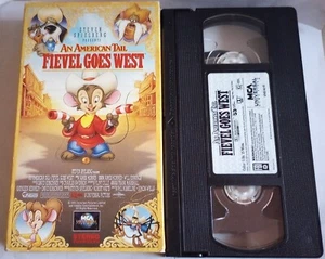An American Tail Fievel Goes West VHS Video Cartoon Universal 1992 Vintage - Picture 1 of 11