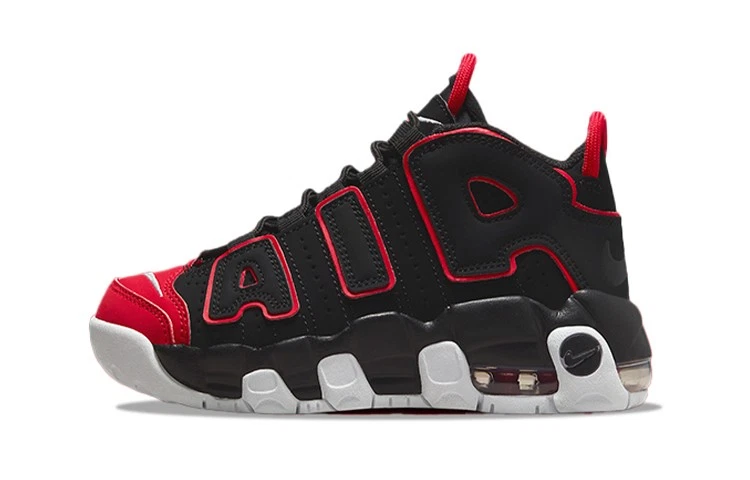 Size 11.5 (PS) - Nike Air More Uptempo Mid Red Toe