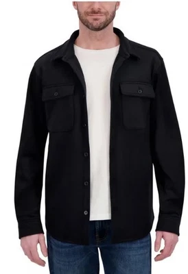 NWT Kirkland Signature Men's Shirt Jacket Black or Tan Size L - Image 1 of 4