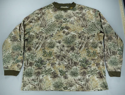 Game Guard Shirt Mens 3XL Camo Long Sleeve Crewneck Hunting USA Made Polyester - Image 1 of 4