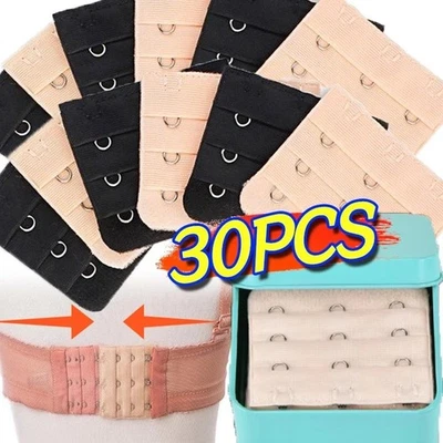 Extensor de sujetador ajustable 30 piezas 2/3/4 ganchos con extensión de correa de ropa interior elástica Foto 1 de 4