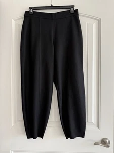 NEW EILEEN FISHER BOILED WOOL ZIP SIDE CLOSURE PANTS SIZE  M/M - Picture 1 of 9