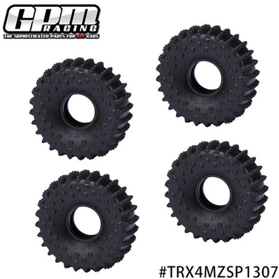 TRAXXAS TRX4M Widen 1.0 Inch Nailed Rubber Tires With Foam Inserts - Image 1 of 4