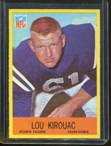 1967  Philadelphia   Football   # 5   Lou Kirouac    (NM-MT)   Near Mint to Mint - Picture 1 of 2