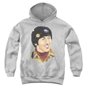 The Big Bang Theory Kids Hoodie Howard in Space Athletic Heather - Picture 1 of 1