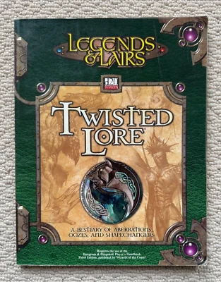 Twisted Lore: A Bestiary of Aberrations, Oozes (Legends & Lairs) - d20 D&D Foto 1 de 4