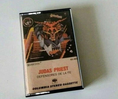Judas Priest Defenders Of The Faith - Cassette Tape Argentina Pressing VG+ Cond - Image 1 of 3