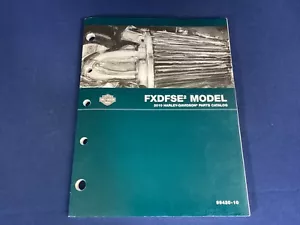Used 2010 OEM Harley-Davidson FXDFSE2 Model Factory Parts Catalog 99430-10* - Picture 1 of 6
