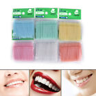 100Pcs Plastic Dental Picks Oral Hygiene 2 Way Interdental Brush Tooth Pick WR