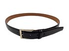 Brooks Brothers Men's Size 40 Dark Brown Leather Dress Belt Made In Italy