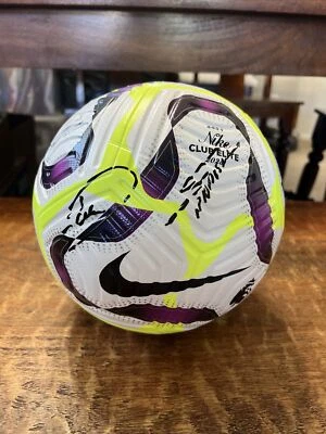 Raheem Sterling Enzo Maresca Signed Nike Soccer Ball JSA Coa Chelsea FC - Image 1 of 4