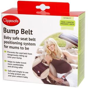 Clippasafe ADVANCED BUMP SEATBELT Maternity/Pregnancy Car Safety Accessory BN