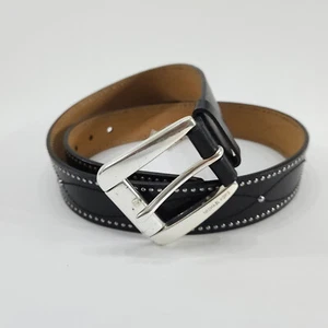 Michael Kors Black Leather Studded Medium Width - Picture 1 of 6