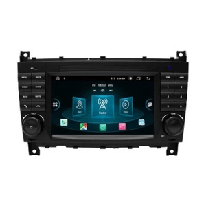 7" Android 13 Autoradio Navi für Mercedes C Class W203 VLK W209 C200 CLC CARPLAY - Bild 1 von 8