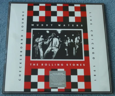 ROLLING STONES - CHECKERBOARD LOUNGE - 2LP 180G VINYL + DVD & CD - NEW & SEALED - Image 1 of 4