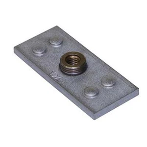 1 Swagelok 304-S3T-WP Fractional Twin Support Weld Plates 2.76" (70.1mm) - Picture 1 of 1