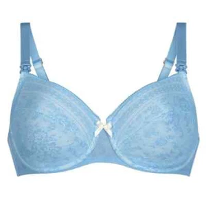 Anita Fleur Nursing Bra Underwired Drop Cup Maternity 5053 Blue- Size 34F NEW - Picture 1 of 2