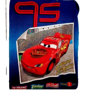 Disney Cars Lightning McQueen Fleece Soft Throw Blanket 46" x 60" - Picture 1 of 5