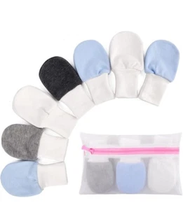 Anti Scratch Mittens For Baby 0-3 Months - Picture 1 of 9