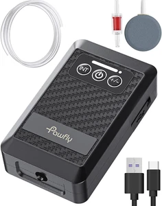 Ultra Quiet Live Bait Aerator USB Rechargeable Battery Air Pump for 5-100 Gallon - Picture 1 of 12