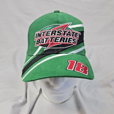 Nascar Interstate Batería 18 Joe Gibbs Racing Sombrero Ajustable Snapback OS Chase Foto 1 de 4
