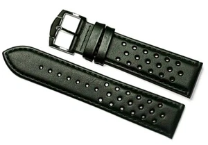 RALLY SPORTS LEATHER WATCH STRAP RRP £29.95 OUR PRICE £19.95 MADE IN FRANCE NEW - Picture 1 of 8