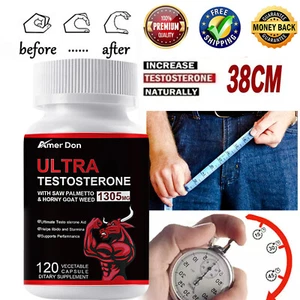 L-Arginine 120 Pills Nitric Oxide Testosterone Booster Beta Alanine L Citrulline - Picture 1 of 9
