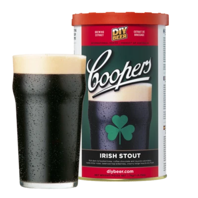 Coopers Irish Stout 1.7kg Beer Making Ingredients Kit Home Brew