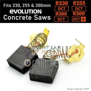 Carbon Brushes for Evolution Electric Concrete Saw R230DCT R255DCT R300DCT + - Picture 1 of 1