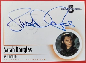 Babylon 5 Complete - A13 Sarah Douglas as Jha'dur auto card 2002 Rittenhouse - Picture 1 of 2
