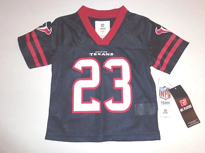  NFL-PLAYERS-Houston-Texans-Arian-Foster-23-Navy Jersey Boys Various Sizes NWT - Image 1 of 2