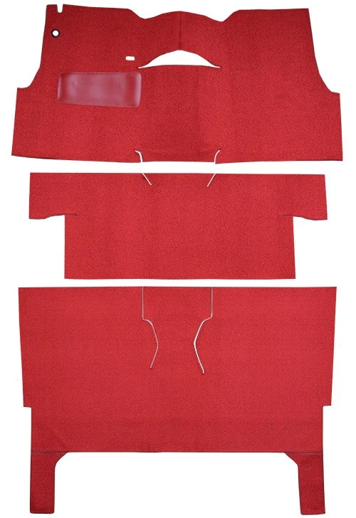 Chevrolet Two-Ten Series 1956 repuesto de alfombra - bucle - área de pasajeros | se adapta a: Foto 1 de 4