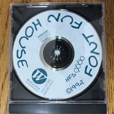 Font Fun House Disc / Macintosh Computer Software - Image 1 of 3