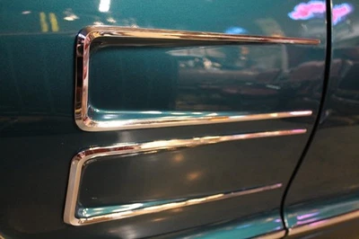 Nuevo de Lote Antiguo GM Buick Riviera Pasajero Trasero Herradura Molduras Cromadas 4420162 Foto 1 de 4