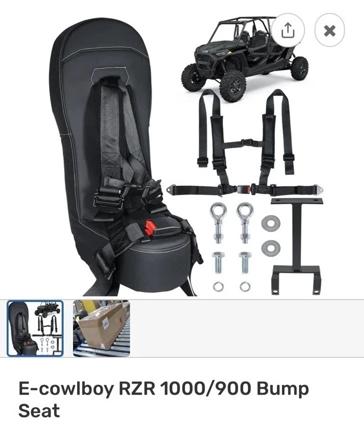 Asiento de parachoques E-cowboy RZR 1000/900 Foto 1 de 4