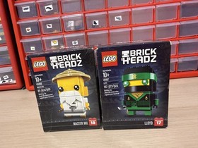 LEGO 41487 & 41488- BrickHeadz - Ninjago - Lloyd + Master Wu  - New Sealed