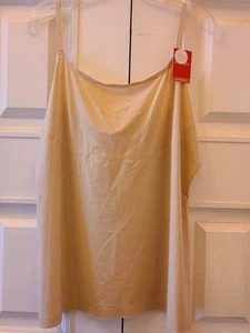 Spanx Shapewear glattes Tanktop Stretch beige nude wandelbare Träger - Bild 1 von 8