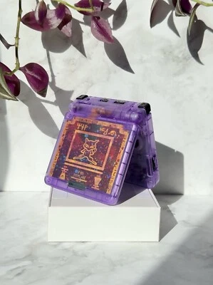 Nintendo Game Boy Advance SP Ancient Mew - IPS V5 Screen, Pokémon GBA SP AGS101 - Image 1 of 4