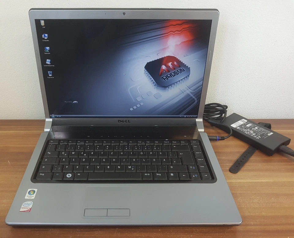 Retro Gaming Dell Studio 1537 Intel P8600 2,4GHz 320GB ATI Radeon HD 3450 VISTA - Bild 1 von 4